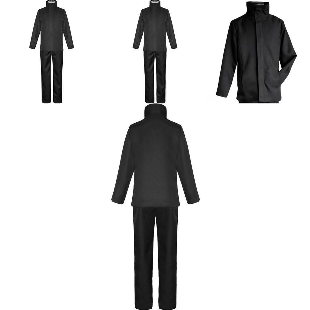 Premium Quality Jujutsu Kaisen Gojo Satoru Cosplay Costume With Stylish Wig For Men