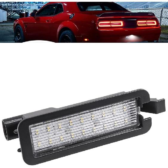 Ram Led License Plate Light Assembly OEM Replacement For 2003-2018 D0Dge Ram 1500 2500 3500 White Red OLED Rear License Number Plate Tag Tail Lamp