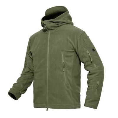 Mountain Parka Outdoor Fleecejacke American Casual Oberteile Fahrradmütze Militär Winterjacke Armeegrün M [MAGCOMSEN] Herren