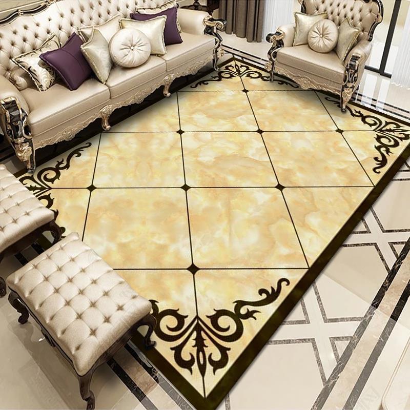 European Style Carpet American Style Living Room Coffee Table Carpet Mat Bedroom Bedside Carpet