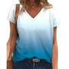 BITCED Women's Fashion Casual Short Sleeve V-Neck  Blouses & Shirts