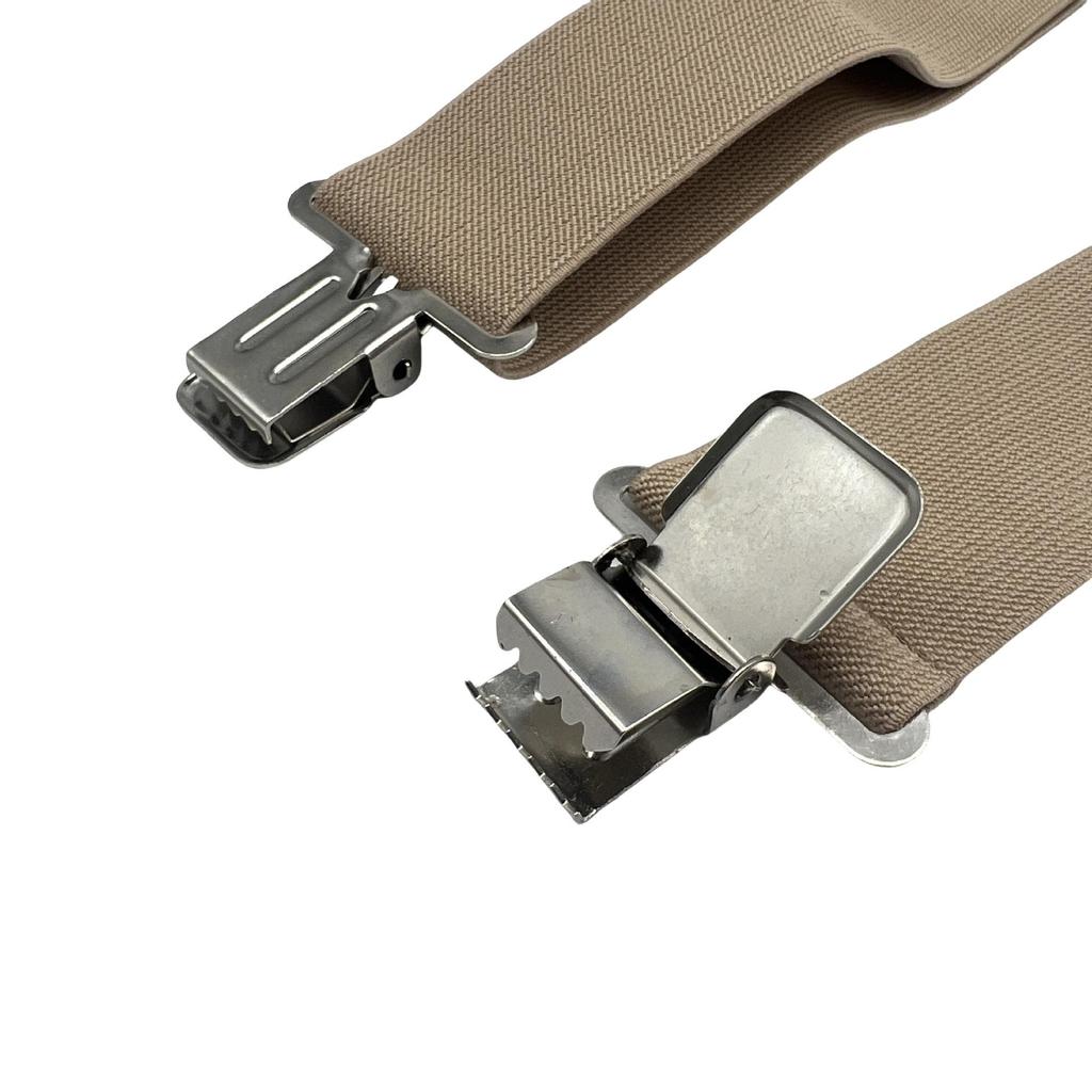 Pánske klipy na traky typu X 5 cm - Elastické traky na nohavice k obleku