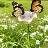 3pcs Ceramic Insect Drinking Cup Flower Shape Garden Decoration Bee Watering Station Indoor