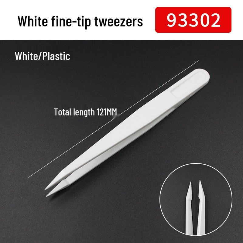 Insulated Anti-static Black Nylon Tweezers for Electronics Repair