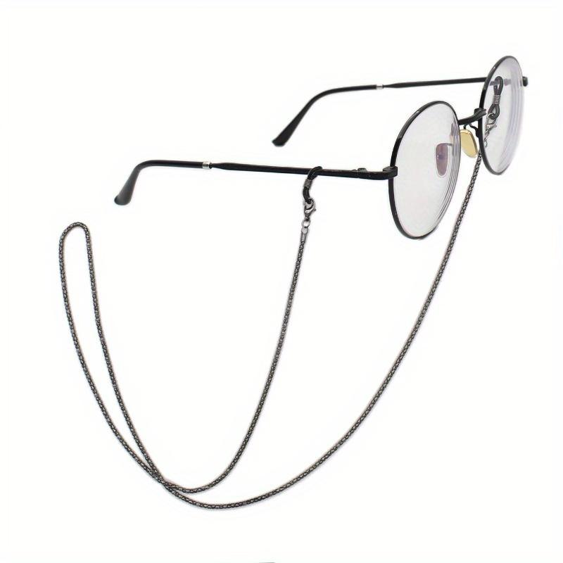 4 Bucăți Lanț Retro pentru Ochelari Anti-Alunecare Șnur pentru Ochelari de Soare Ochelari de Citit Mască de Fier Acoperire Facială Suport pentru Ochelari