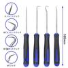 LOYELEY Precision Hook Set, 4-Piece Set, Pick-Up Tool for Oil Seals, Oil Seal Remover, O-Ring Oil Seal Pick Tool Set