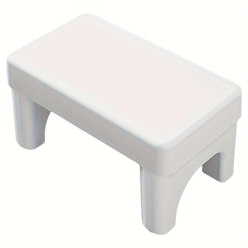 Foldable Plastic Step Stool Portable and Durable Toilet Footstool, Durable Plastic