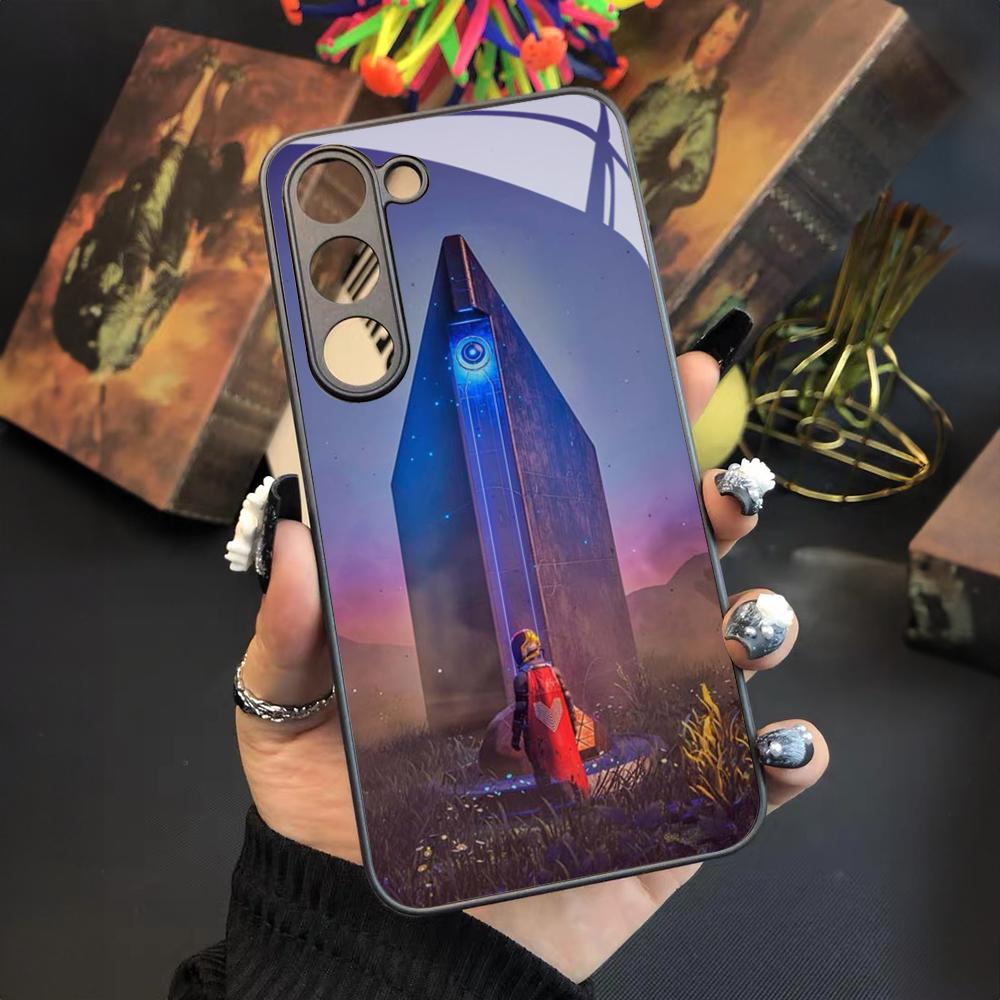 

No Mans Sky Game Phone Case for Samsung Galaxy S24 S23 S22 S21 S20 A24 A34 A54 A53 Note20 M54 Fe Ultra Plus Glass Samsung s23fe