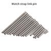 300pcs Complete Set 1.2mm Size Watch Band Spring Alloy Steel Silver Color Watch Link Pin Watch Spring Bar Watch Band Replacement