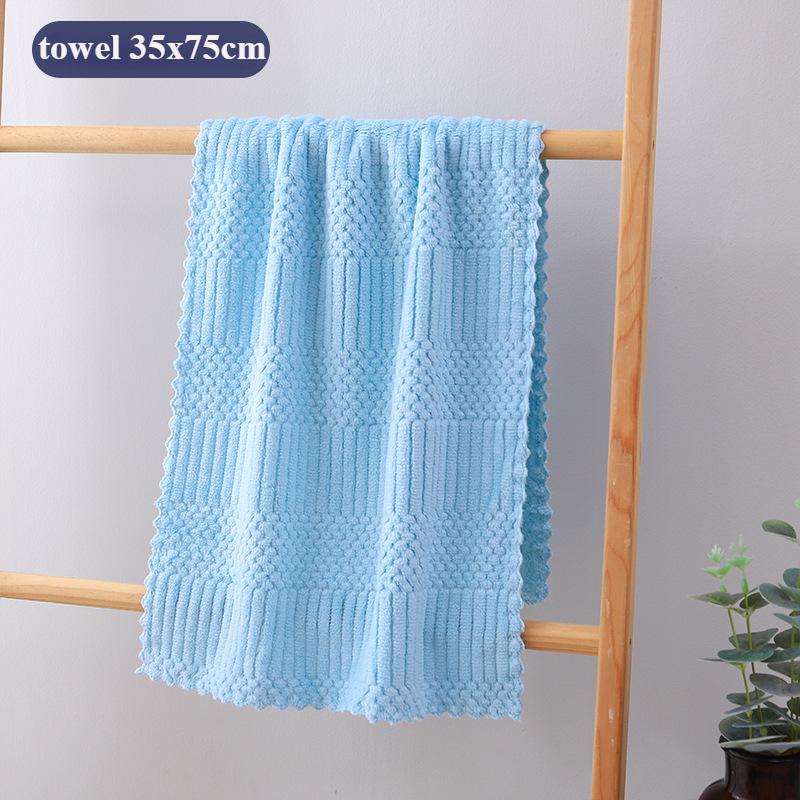 Coral Fleece Absorbent Hair Swimming Face Hand Bath Towel Sets Microfibre Towels Bathroom Towels Microfiber Towel Set Bath Towel