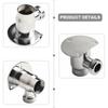 Chromed Brass Mixer Valve Faucet Fixed Seat Internal Teeth