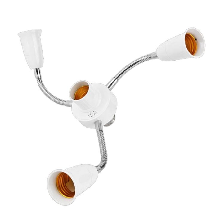 Adjustable 3/4/5/6 in 1 E27 Splitter Socket Adapter E27 Standard LED Bulbs