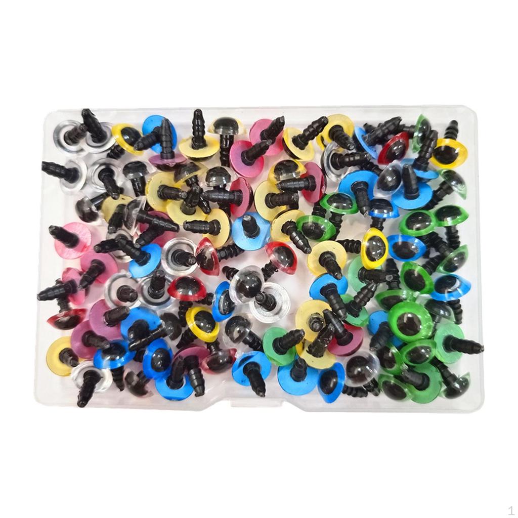 100Pcs DIY Doll Eyes Crafting Supplies for Decorations Stuffed Animals Bear