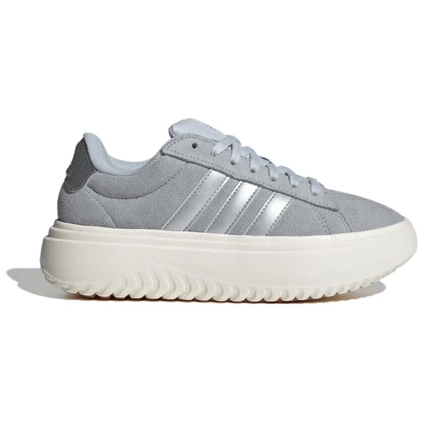 adidas GRAND COURT PLATFORM Low Top Casual Shoes Women's Gray IH9102