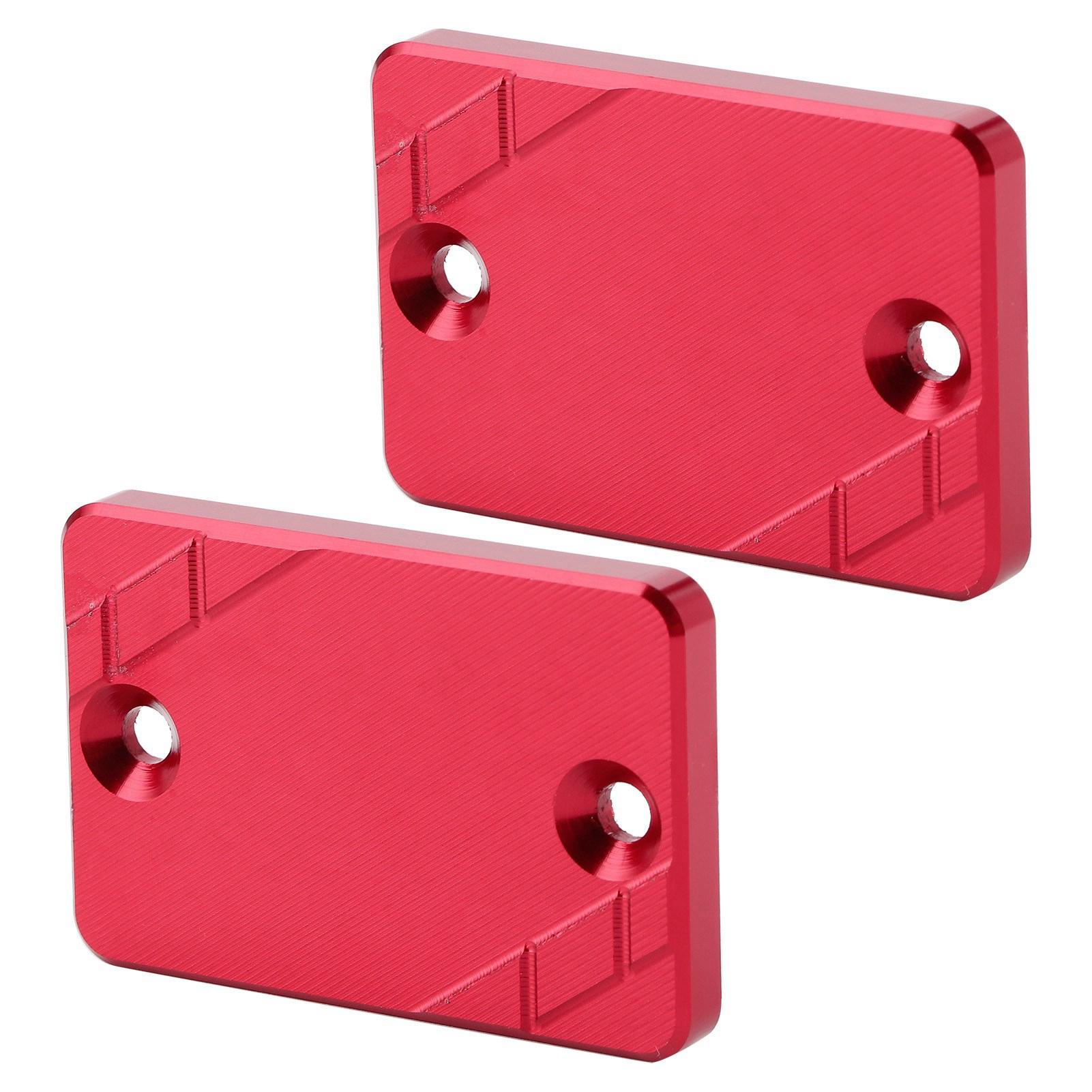 

2pcs Front Rear Brake Fluid Reservoir Cap Cover Fit for Honda CB300F CBR500R CB500F CB500XRed красный