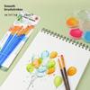 6/20 Peças Conjunto de Pincéis de Nylon Coloridos Pincel para Tinta a Aquarela Acrílica Pincéis Coloridos Profissionais para Pintura a Óleo Papelaria