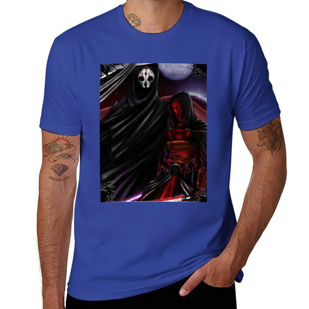 Episches Revan- und Darth-Nihilus-T-Shirt, süße Kleidung, Tiermotiv, Jungen, Vintage, Oversize, Fruit of the Loom Herren-T-Shirts