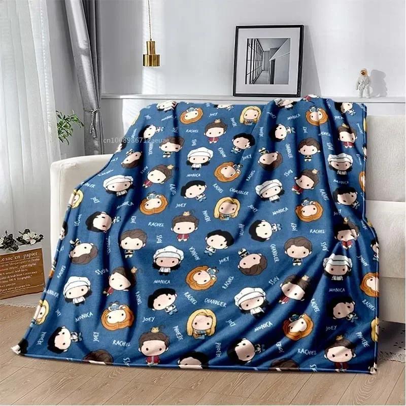 Friends Klassische TV-Serie Decke Charakter Muster Kollektion Flanelldecke Weiche Tagesdecke Sofa Wärmende Abdeckung Weihnachtsgeschenk