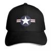 Usaf Emblem Badge High Quality Baseball Cap Low Profile Unstructured Unisex For Men Women Outdoor Golf Running Hiking