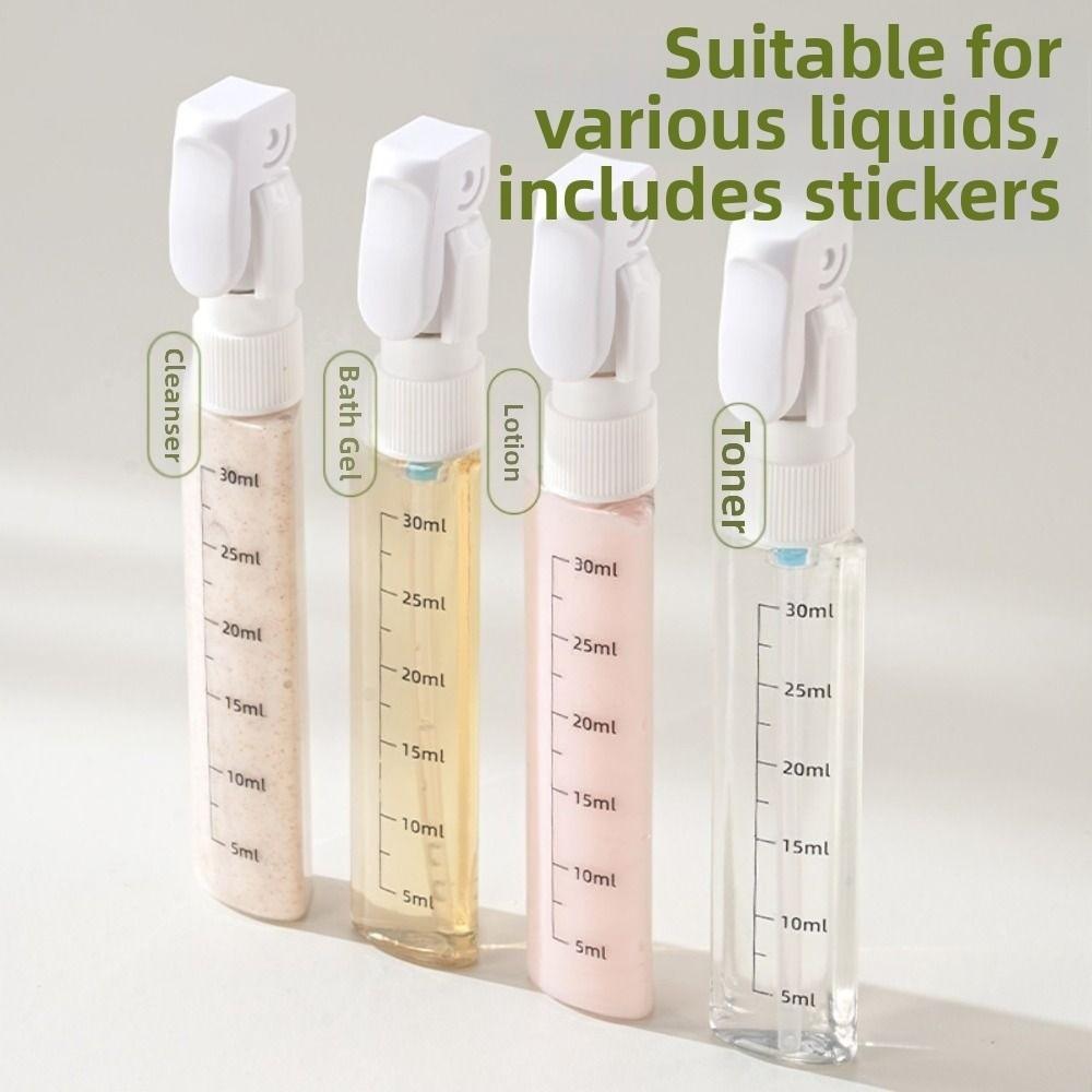 4 In 1 Travel Refillable Bottles Set Leak Proof Liquid Dispenser Bottle  Conditioner