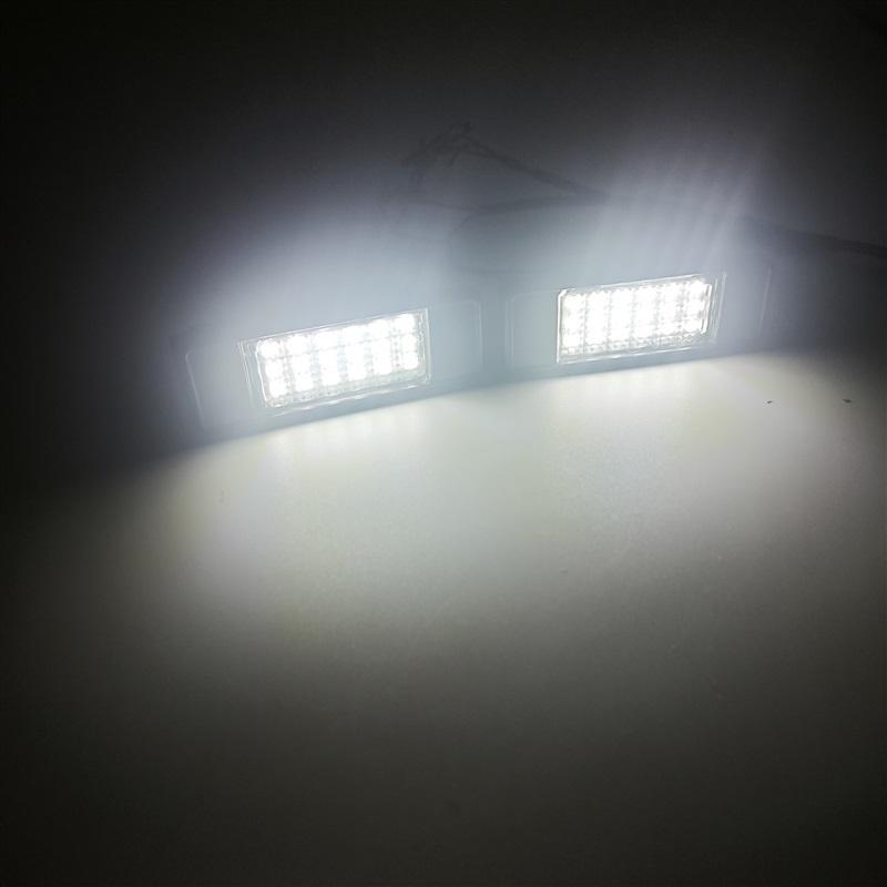 Car Canbus LED Number License Plate Light Lamp For Peugeot 106 1007 207CC 307 308 3008 406 508 607 For Citroën C2 C3 C5 C5 C6 C8