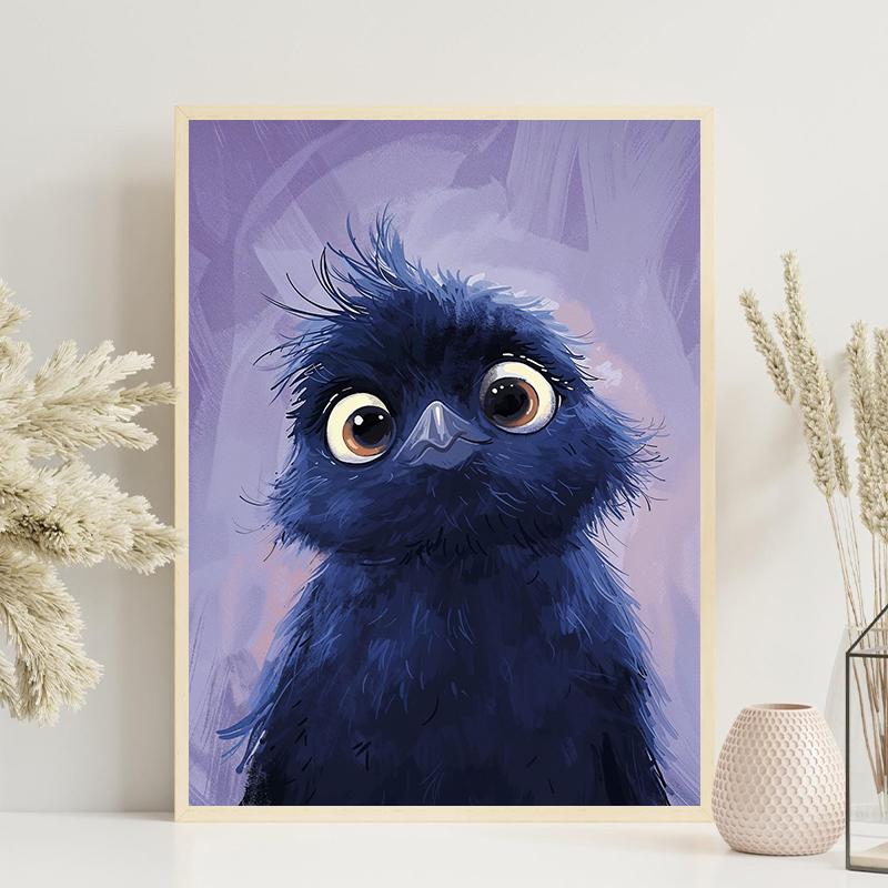 Funny Cute Smile Animals Kitten Koala Fox Lamb Posters Canvas Printing Vintage Wall Art Picture for Living Room Home Decor Gifts