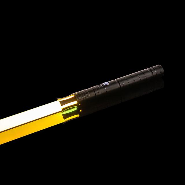 RGB Metal Lichtzwaard Zwaard Sabre De Luz FOC Rave Duelleren Knipperend Speelgoed 7 Kleurwisselend Kpop Lightstick