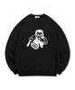 TOPBOY [Non-Fleece Or Fleece] Gorilla Print Sweatshirt (C Type)