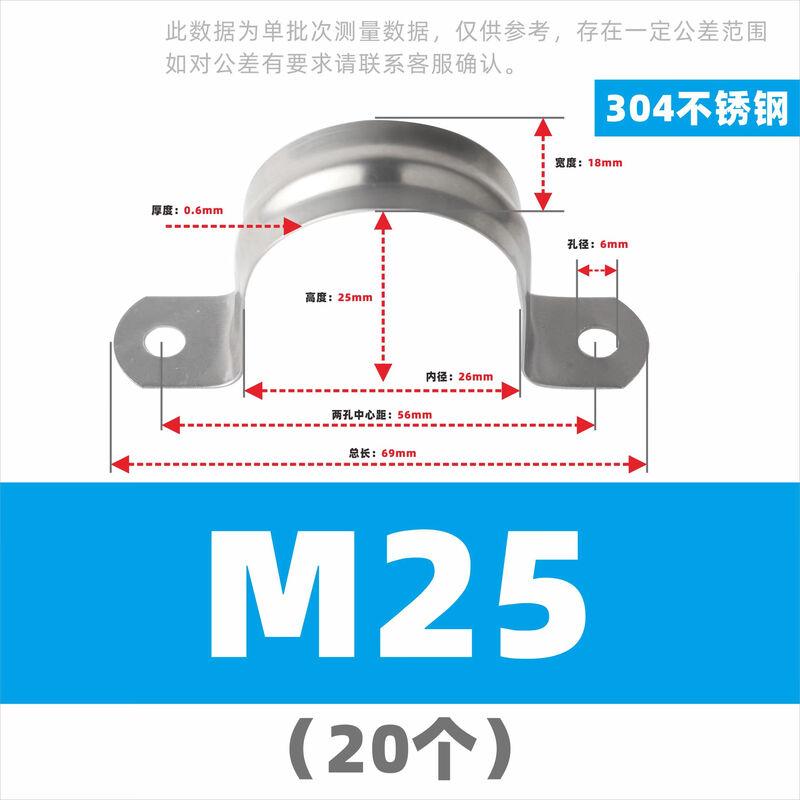 Stainless Steel Omega Pipe Clamps