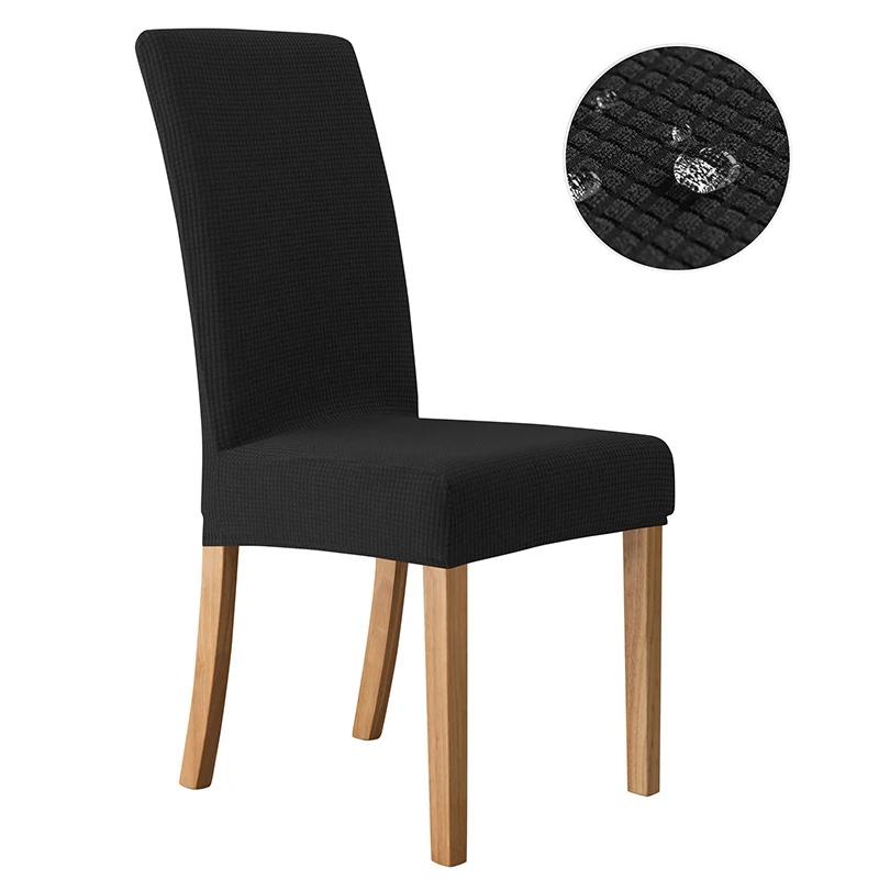 Spandex scaune de sufragerie huse jacquard huse impermeabile pentru scaune lavabile Parsons huse pentru scaune reglabile 2 4 6 set