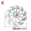 10/12inch 10 Blades Plastic Fan Blade Electric Fan Accessories Household Standing Pedestal Fan Blade Table Office Space