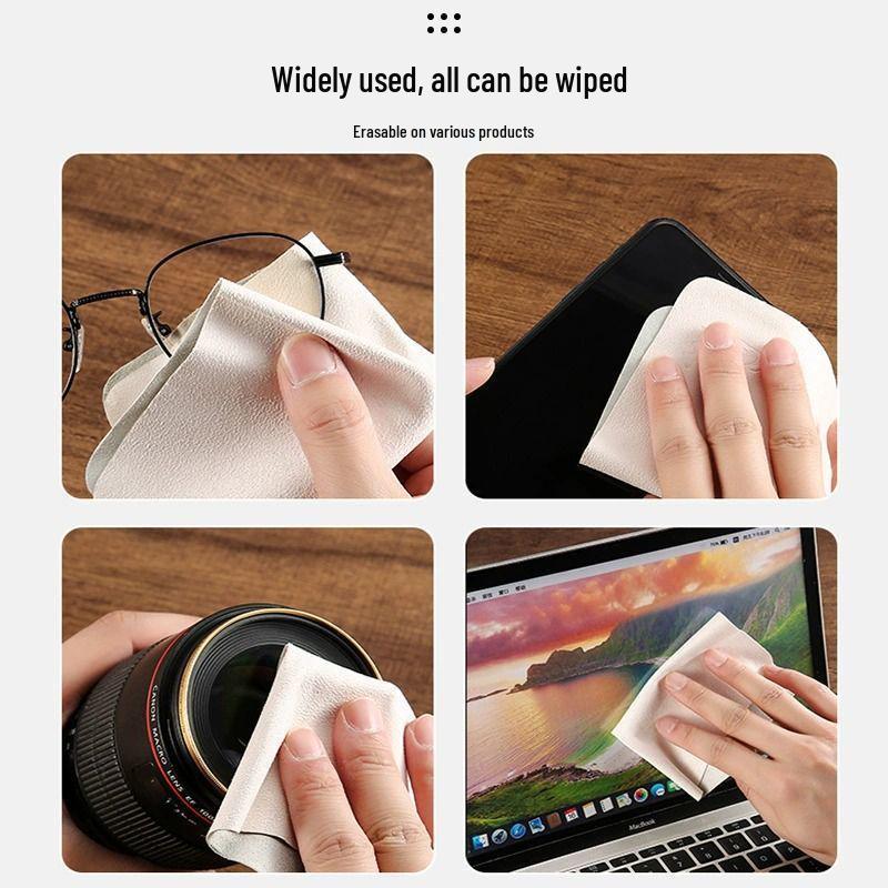 Wildleder Mikrofaser Reinigungstuch für Brillen, Handy, Kamera & Objektive