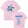 Freya Sky Stiles Print Tshirt Star Track Tour  Tour Unisexs Style Singer Accessories Short Sleeve Round Neck Casual Tshirt