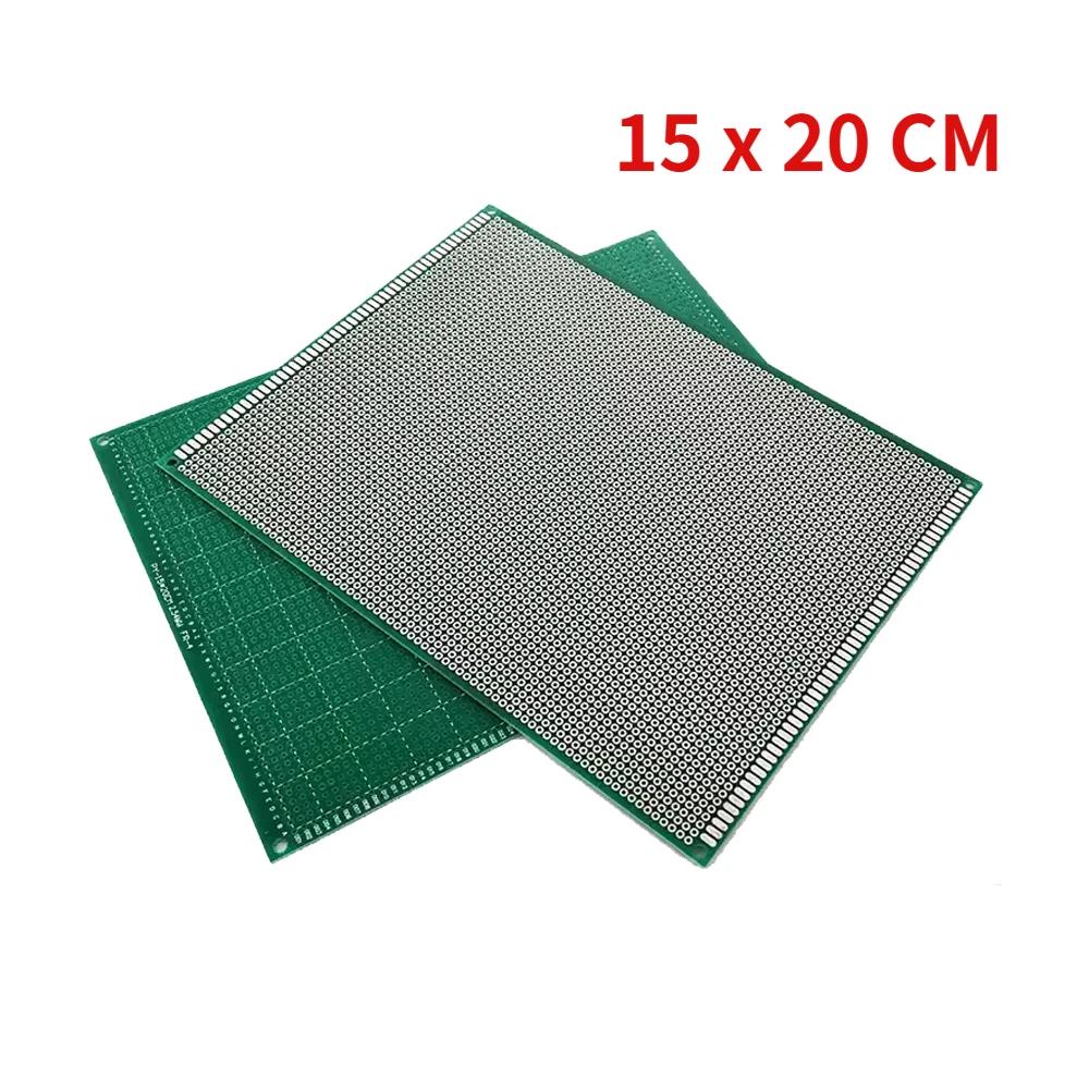1 PC Universal Single-Sided PCB Board 7x9cm 15*20CM 10*22CM 20*30CM PCB Experiment Breadboard Green Prototype Circuit Boards