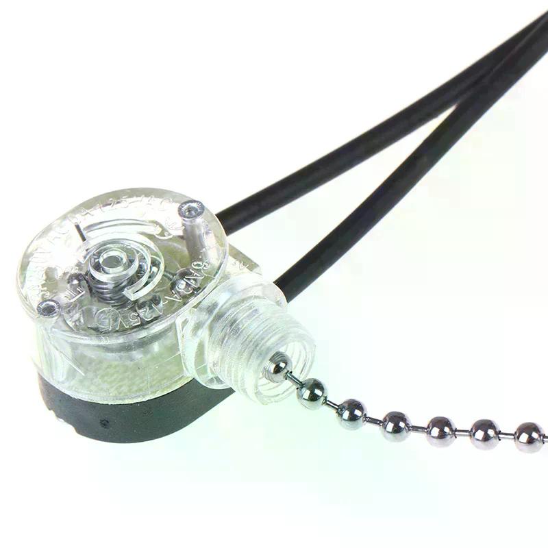 4 Stück Wandleuchte Zugschalter Zuhause Deckenventilator Lampe Universal Zugkettenschalter