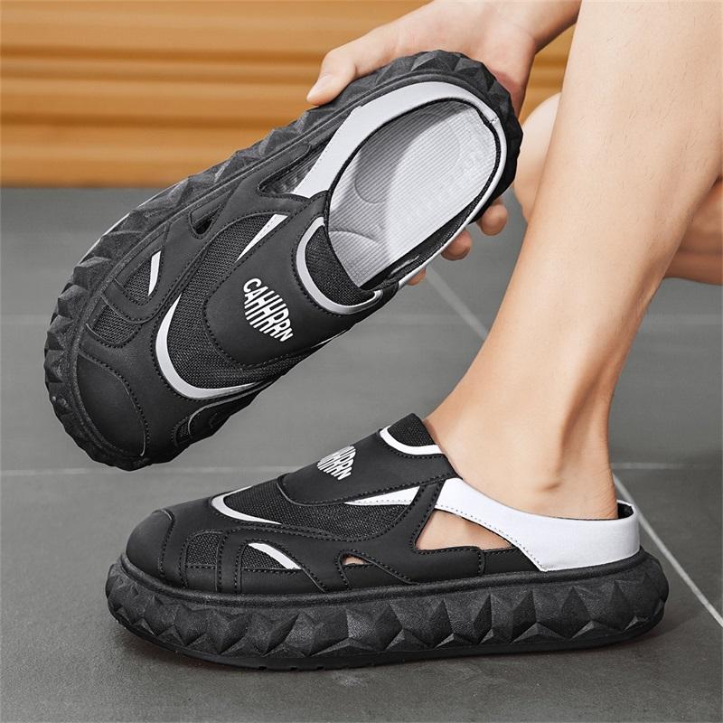 Fashion CYYTL Summer Men Slippers Casual Outdoor Comfort Slides Shoes Breathable Sneakers Walking Hiking Loafers Luxury Designer Fashion