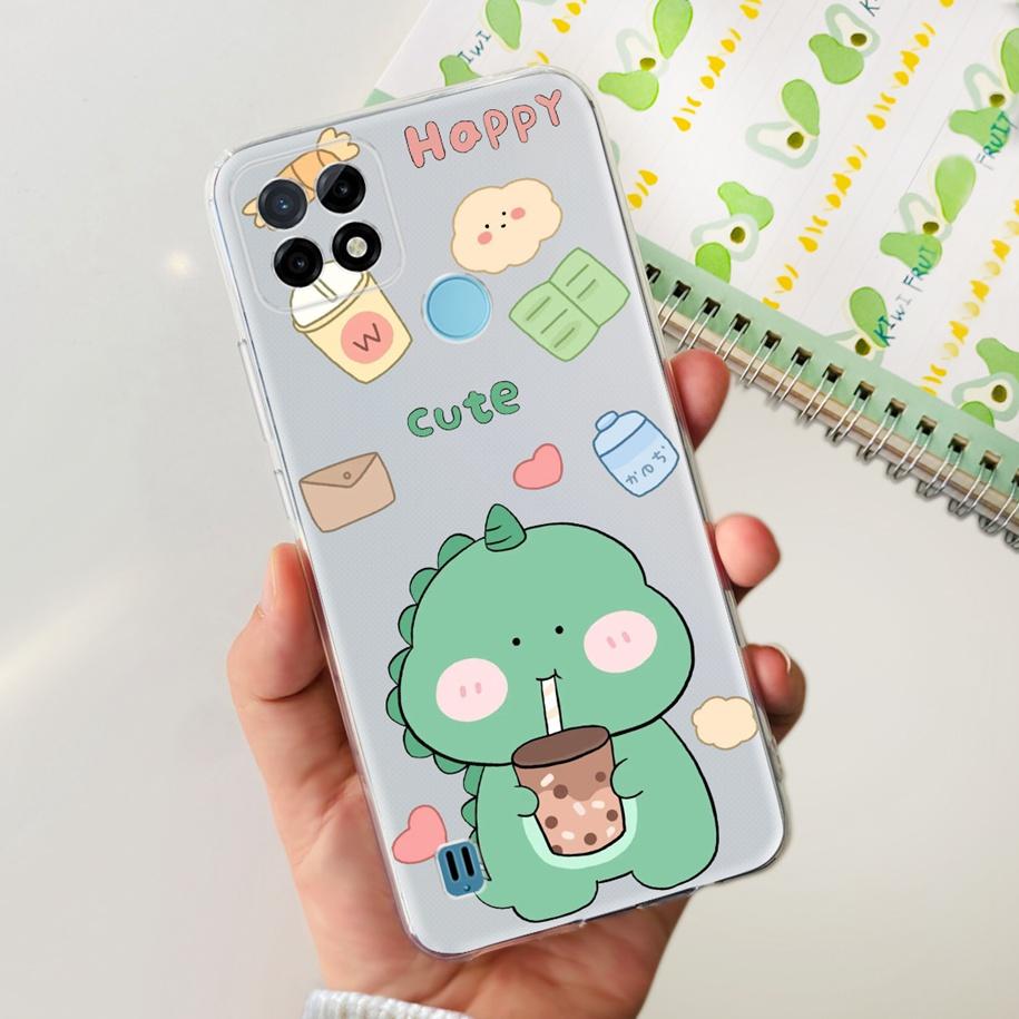For Realme C21Y Case Realme C21 Phone Case 2023 New Printed Soft Back Cover For Realme C25 C25S C25Y RealmeC21Y Shockproof Coque