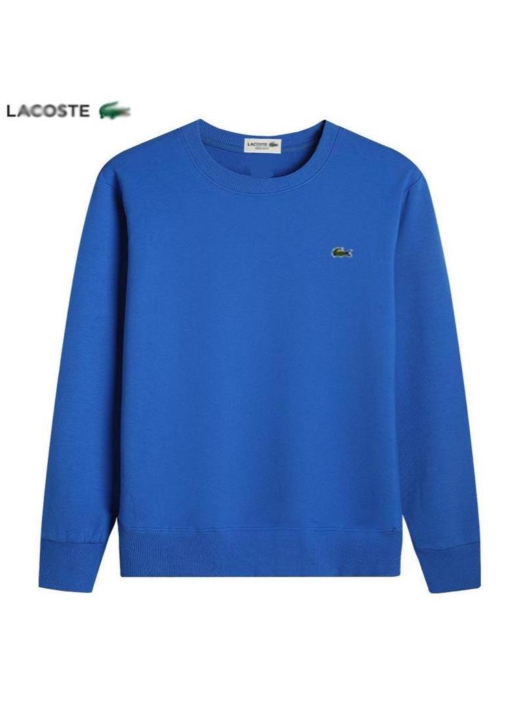 Unisex French Fish Embroidery Thin Round Neck Hoodie, Casual Long-Sleeved Design