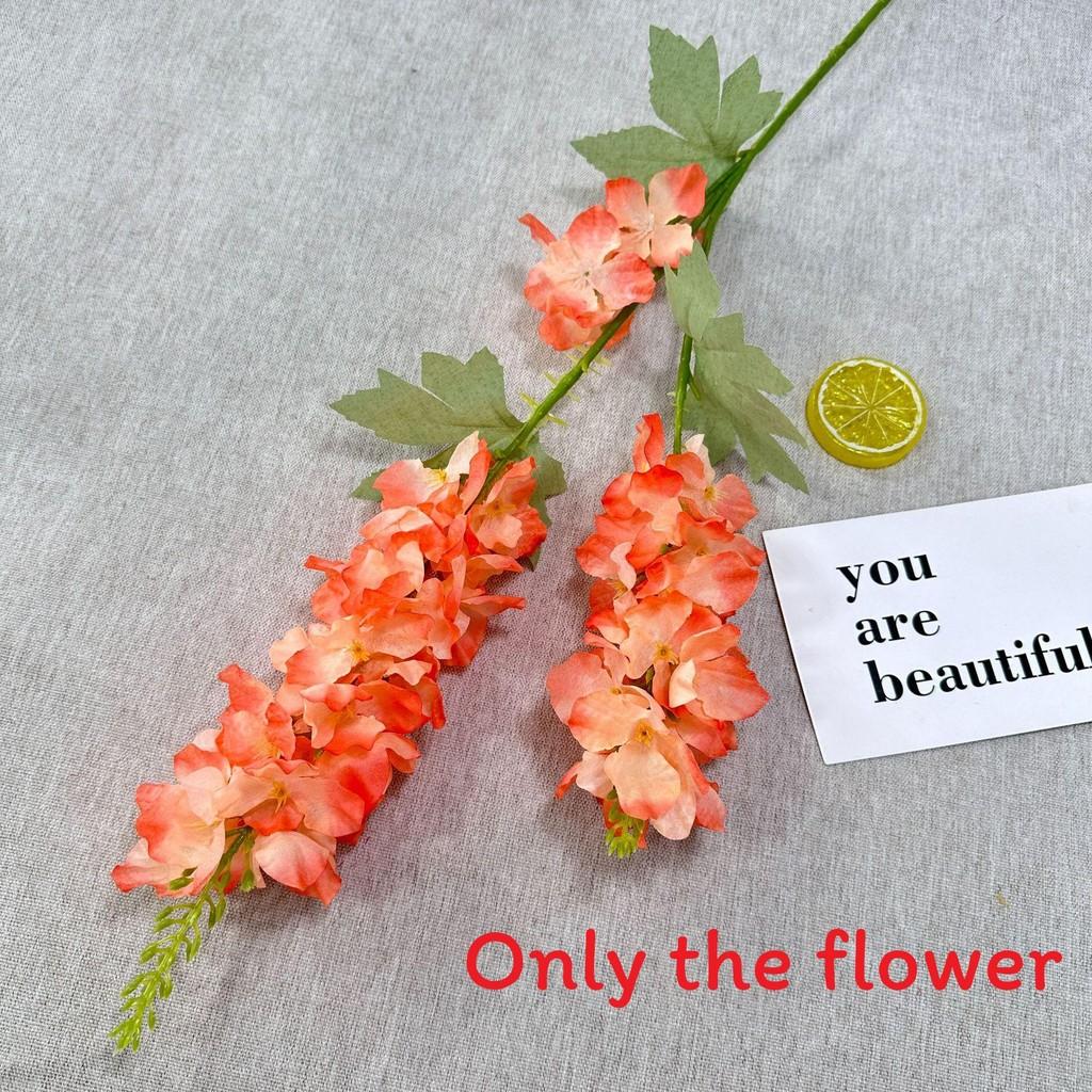 Consolida Ajacis Simulated Fake Flowers For Home And Wedding Green Plant Decor