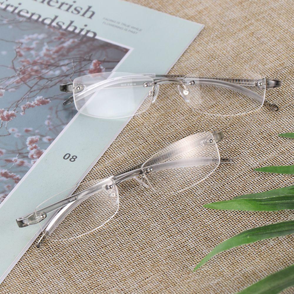 Metal Women Men Metal Ultra Light Resin -100~-400 Diopter Eyeglasses Myopia Glasses Reading Glasses Vision Care