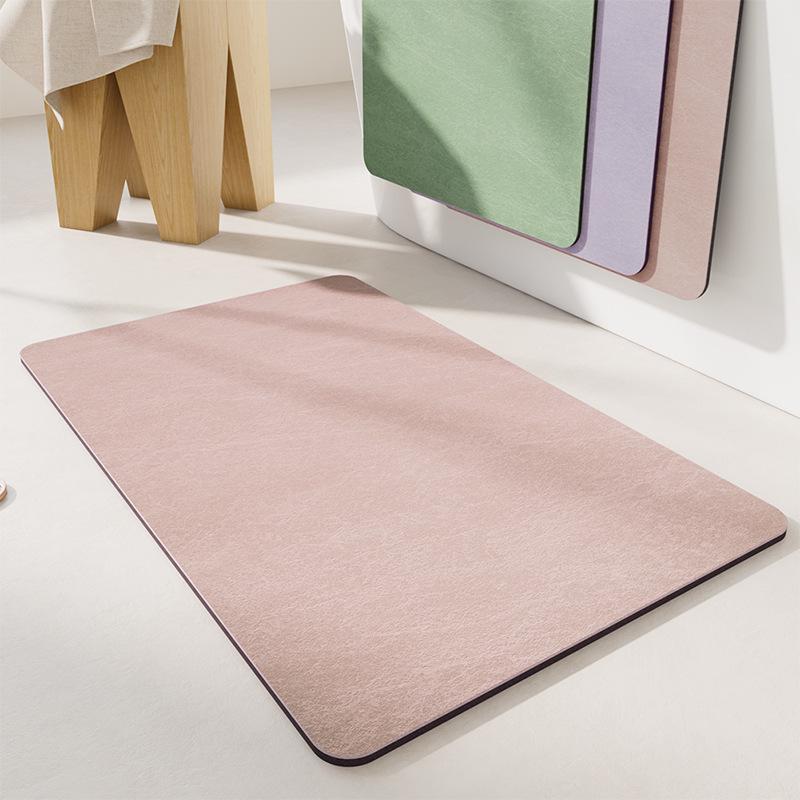 Kieselgur-Absorbierende Badezimmer-Bodenmatte - Weiches, Rutschfestes Pad für Eingang & Badezimmer