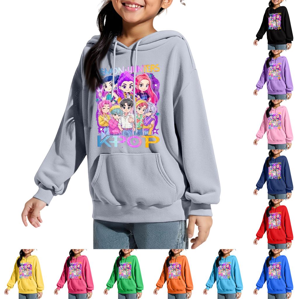 Girls Hoodies Trendy Graphic Preppy Hooded Sweatshirts