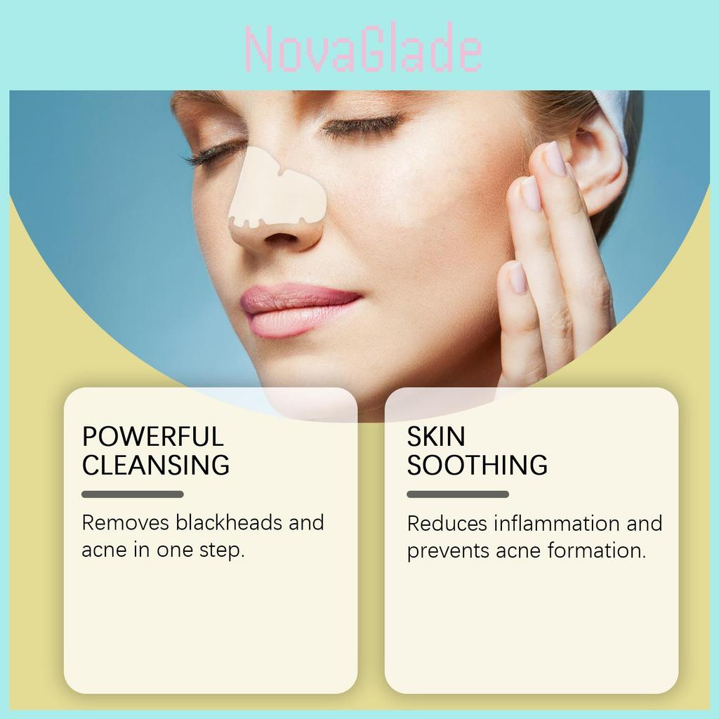 Ouhoe Gentle Pore Cleansing Nose Patches For Unclogging Blackheads And Acne