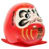 Car Dharma Eggs Daruma for Baby Japanese Ornament Ornaments Ceramic Figurine Figurines Red Wealth Dashboard Decor Miss