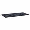 VidaXL Coussin de Banc de Jardin, Galette de Chaise Antidérapante, Décoration Terrasse Patio Salle de Séjour, Carreaux Noir 361136