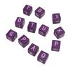 12pcs English Letter Dice Set Educational Fast Paced Strategic Play Scrambled Dice Word Game