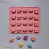 Chocolate Silicone Baking Mold Cartoon Squirrel Hedgehog Mushroom Shaped Tray for DIY Cake Cookie Soap Home Baking Projects
