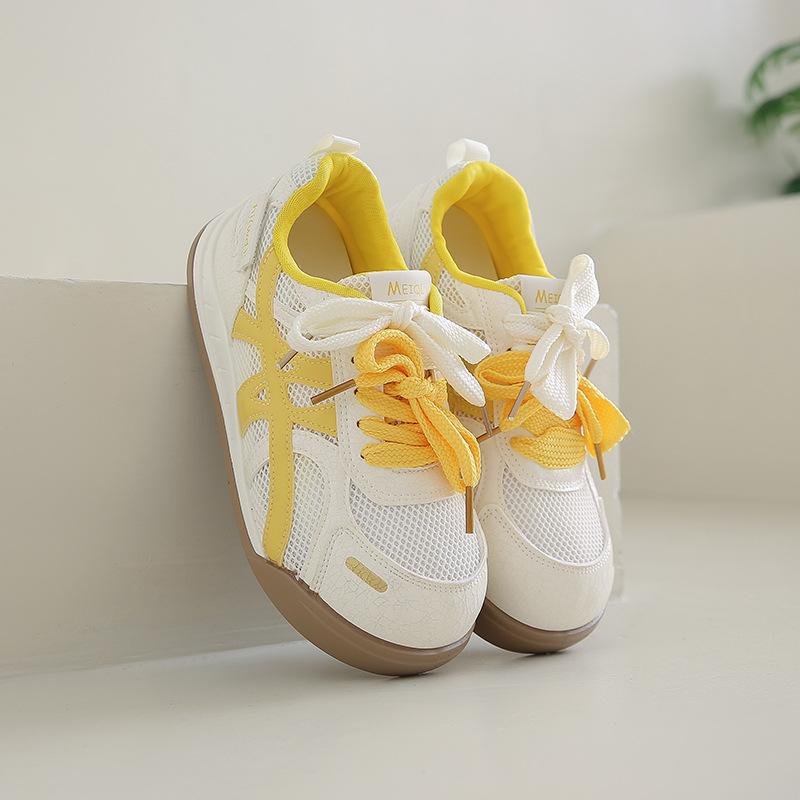 Thick-soled Mesh Breathable Forrest Gump Shoes Women's Summer 2025 New Lace-up Single Shoes Casual Height-increasing Versatile Sports Shoes