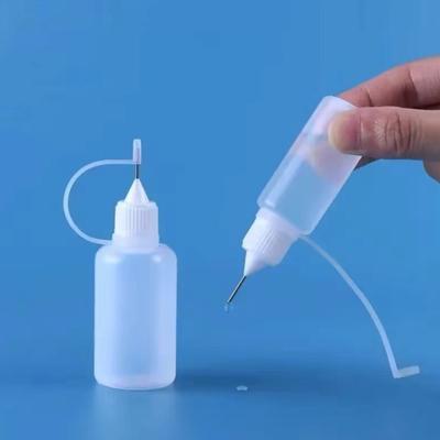 10 Stück 5/10/20/30/50/100 ml Präzisions-Spitzen-Applikator, Flüssigkeitstropfer, Füllkleber-Shaker-Flaschen, Nadelspitzen-Kleberflasche für DIY Quilling Craft