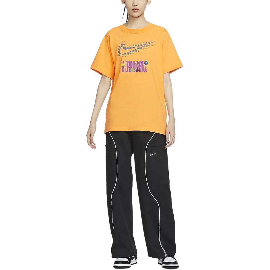 New Nike T Shirt Women's Sun Dial Yellow FV4263-717